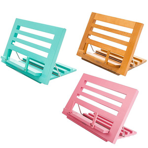 Bamboo Wood Book Rack Foldable Multi Purpose Reading <b>Stand</b> <b>Tablet</b> Holder Kitchen Menu Display <b>Stand</b> - Product Image 3