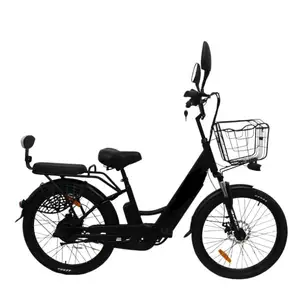 assian russian type lithium battery 250w 350w 500w 36v 48v 26inch e bike with back seat heavy loading electrical bicycle bike