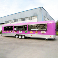 Meilleur prix de l'usine de Chammp Camion de nourriture mobile en acier inoxydable Remorque extérieure pratique avec équipement complet Prix de gros