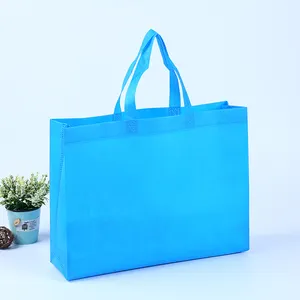 Shopping Reusable Bag Factory Eco Friendly Custom Design Reusable Promotion Non-woven Clothing Shopping Bags With Logo Reusable Non Woven Grocery Bag