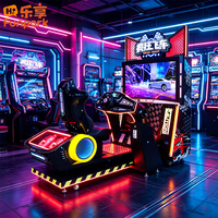 Máquina de Juego de Carreras de Autos con Pantalla HD de Grado Profesional, Operada con Monedas, Simulador de Conducción de Alta Definición para Centros Comerciales