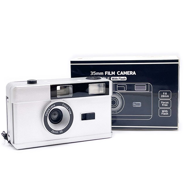 35mm Film Camera New Design of Retro 35mm Reusable Film Camera With Flash in Different Colors