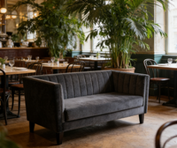 Sièges de banquettes en velours de luxe pour restaurants commerciaux, bars et salons, sièges rembourrés