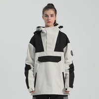 Veste de ski professionnelle unisexe pour adultes, imperméable, respirante, 100% polyester, snowboard/ski, simple/double board, hiver