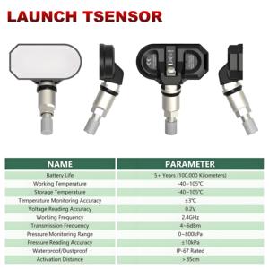 Sensore di lancio 2025 per Tesla modello S/3/X/Y senza programmazione Bluetooth TPMS sensore di pressione dei pneumatici per la riparazione di pneumatici sensore Tesla - Product Image 6