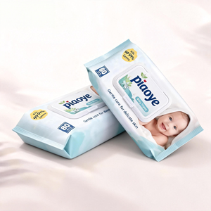 Lingettes pour bébé <span class=keywords><strong>de</strong></span> qualité supérieure, 80 pièces, vente en gros, lingettes humides pour bébé en tissu non tissé, lingettes pour bébé organiques à l'<span class=keywords><strong>eau</strong></span> pure EDI - Product Image 6