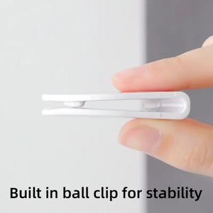 Shower Room Retaining Clip Splash Guard Retainer Clips <b>Curtain</b> Return Rack Bathroom Clips - Product Image 6