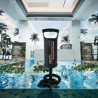 Intex 68612 Kleine Tragbare Mini-Handpumpe aus Kunststoff für Aufblasbare Schwimmbäder, Luftbetten und Luftspielzeuge