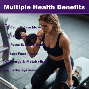 OEM/ODM suplemen Herbal safron Gummies Natural ekstrak safron & <span class=keywords><strong>Rhodiola</strong></span> <span class=keywords><strong>Rosea</strong></span> untuk fokus & istirahat, kesehatan saraf - Product Image 2