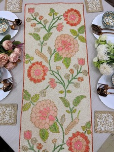 Top Quality Printed <b>Table</b> <b>Runner</b> Polyester Fabric Decorative <b>Runner</b> for Restaurant and Hotel Use Available At Export Price - Product Image 1