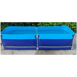 Offre Spéciale Réservoir d'eau de cadre de tuyau galvanisé par doublure de PVC de cadre en acier pliant portatif de 50000 litres pour la <span class=keywords><strong>pisciculture</strong></span> - Product Image 3