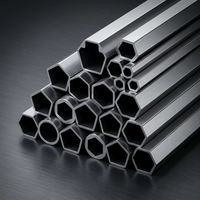Tuyau de forage en acier allié personnalisé ASTM S235 A106 A53 A36 EMT, section spéciale, tube en acier triangulaire, hexagonal, octogonal