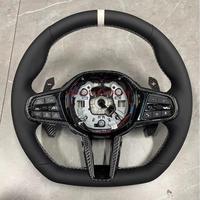 Ensemble complet d'assemblage de volant en fibre de carbone et forgé pour les modèles BMW E36/E46/E90 et F Series DOS