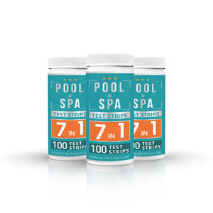 Bandelettes de <span class=keywords><strong>test</strong></span> de piscine, 7in1 rapide et précis, pH, dureté, alcalinité, kit de <span class=keywords><strong>test</strong></span> d'eau chlorée, <span class=keywords><strong>test</strong></span> de qualité de l'eau - Product Image 2