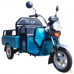 <span class=keywords><strong>Tricycle</strong></span> de transport de marchandises à plateau plat <span class=keywords><strong>confortable</strong></span> de 1000W pour adultes, idéal pour les marchés et <span class=keywords><strong>le</strong></span> transport domestique - Product Image 1