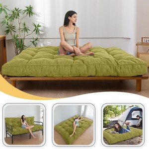 Colchón futón de <span class=keywords><strong>6</strong></span> "Colchón de suelo de tela con cable grueso de tamaño completo para adultos - Product Image 3