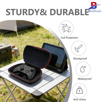 Étui de protection universel pour manette avec coque rigide et sac de rangement pour les voyages, compatible avec Xbox One Series X/S PS4 PS5 Nintendo Switch