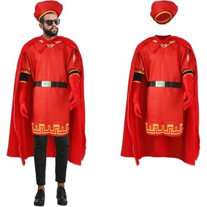 YUIQPKJX ลอร์ด ฟาร์ควาดเครื่องแต่งกายผู้ใหญ่หมวกเคปถุงมือยูนิเซ็กส์ฮาโลวีนมาร์ดิกราส์คอสเพลย์พร็อพ - Product Image 1