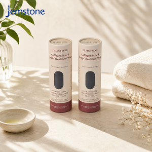 Factory Custom Paper Tube for Conditioning Scalp Treatment Rigid Cardboard Tube Packaging Luxury Cylinder Container <b>Box</b> - Product Image 3