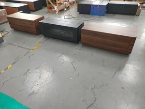 Téléviseur intelligent laser 4K UHD avec meuble intégré, écran de cinéma maison 92-150 pouces avec écran électrique à sol escamotable ALR laser, noir/noyer - Product Image 6