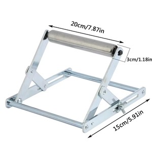 Hot bán 15cm dày Máy cắt Hỗ trợ khung dài vật liệu phụ trợ cân bằng điều chỉnh nâng Con lăn khung có thể gập lại - Product Image 3