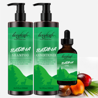 Etiqueta privada Natural Vegan Botana Aceite de Romero Sulfato Libre Más vendido Champú de crecimiento rápido del cabello para adelgazar el cabello roto