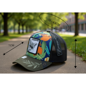 Cappello da camionista Bonne 58-63 cm, in rete traspirante, casual, con ricamo, per adulti, primavera estate - Product Image 2