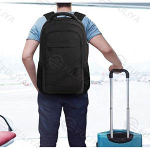 Sac à dos pour ordinateur portable Fuliya personnalisé unisexe, imperméable, tendance, antivol, avec charge USB, pour hommes, adolescents, collège, école, <span class=keywords><strong>voyage</strong></span> - Product Image 4