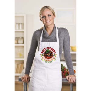 Chất Lượng Cao 100% <span class=keywords><strong>Spun</strong></span> <span class=keywords><strong>Polyester</strong></span> Đầy Đủ Chiều Dài Nấu Ăn Tạp Dề Biểu Tượng Tùy Chỉnh Thăng Bằng Dầu Không Thấm Nước Bằng Chứng - Product Image 2