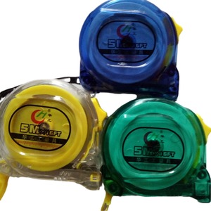 Self-winding Measuring Tape 5 Meters Stainless Steel Blade Automatic Return Push Button Lock Metric Standard Tape Measure - Product Image 3