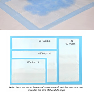 Ventes en gros de coussinets sanitaires jetables pour animaux de compagnie, couches en tissu pour chats et chiens d'intérieur avec du coton et un <span class=keywords><strong>film</strong></span> en PE pour animaux de compagnie - Product Image 4