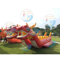 Bateau banane gonflable Offre Spéciale, bateau banane remorquable jouet pour jeu de sport nautique, parc aquatique jouets bateau dragon meilleur prix