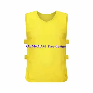 6/12 PCS Kid's Football Pinnies Quick Drying Soccer Jerseys Youth Sports Basketball Team Training Numbered Bibs Sports Vest 6/12