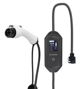 Xách tay 3.5kW/7kW AC EV Trạm Sạc 16A/32A điều chỉnh hiện tại với nhiều Power cắm adapter Điều kiện Mới - Product Image 2