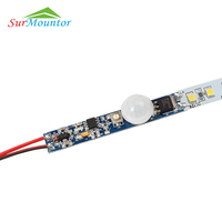 Contrôleur LED intelligent à capteur tactile Surmountor pour éclairage de scène à tête mobile, avec mémoire de gradation, DC12V-24V, charge maximale 192W, certifié CE ROHS, garantie 2 ans