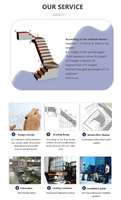 Vente en gros, Balustrade, escalier, soudure, escalier d'intérieur, main courante en fer forgé