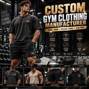 Gym Clothing Manufacturers Custom Private Label Oversized <b>T</b> <b>Shirts</b> Tank Tops Gym Shorts <b>Hoodies</b> OEM ODM Activewear Factory - Product Image 1