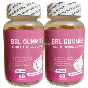 Özel etiket ayılar Maca zencefil büyük popo güçlendirici kaldırma kalça ve kalça için popo büyütme popo geliştirme BBL Gummies