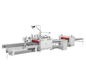 Ağaç İşleme makinesi Mdf kağıt Pvc yapıştırma üretim hattı soğuk tutkal laminasyon makinesi