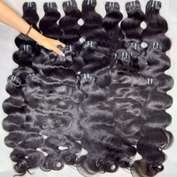 Vietnam Honest Hair : Lots de Cheveux Humains Bouclés Vierges Bruts du Cambodge et d'Inde, Extensions Double Trame à la Machine, Prix d'Usine en Gros