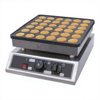 Machine à Poffertjes Commerciale 36 Trous, Équipement de Snack, Gaufrier Électrique Professionnel, Mini Machine à Crêpes Néerlandaises – Fabrication Chinoise
