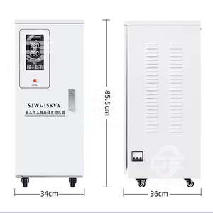 220V AC điện áp tự động ổn định SVC 50kva ba giai đoạn 50/60Hz Điều chỉnh tần số làm bằng đồng bền hiệu quả cao - Product Image 1