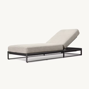 Factory Direct <strong>Outdoor</strong> Aluminum Sun Lounger Comfortable Beach Furniture <strong>Sofa</strong> <strong>Bed</strong> for Sunlight Relaxation - Product Image 3