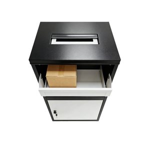 Boîtes à colis de style poteau à suspension en acier personnalisables de qualité commerciale avec revêtement en poudre et serrures - Product Image 4