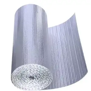 double bubble foil insulation metal building vapor barrier reflective roll blocks 94% radiant heat and reduces condensation