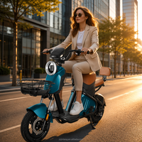 Scooter électrique 1000W, batterie lithium 48V 60V 72V, pneu à vide de 14 pouces, vélo électrique, écran numérique, frein à disque, double siège, pour les trajets en ville