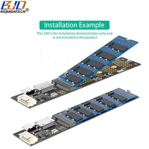 بطاقة محول محول Oculink إلى NGFF <span class=keywords><strong>M</strong></span>.<span class=keywords><strong>2</strong></span>-<span class=keywords><strong>M</strong></span> M2 NVME SSD مع كابل طاقة SATA 15PIN متوفر - Product Image 4