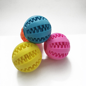 Jouet à mâcher <span class=keywords><strong>pour</strong></span> chien rond solide résistant aux morsures, en TPE écologique, style dessin animé, nettoyage des dents molaires, puzzle en forme de pastèque - Product Image 3