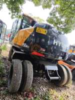 Excavatrice HYUNDAI 150W-9 d'occasion fiable de Corée pour la manutention des matériaux, excavatrice sur pneus Hyundai d'occasion pour la construction