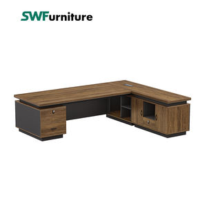 Mesa de oficina de negocios de lujo moderna: elegante diseño de estación de trabajo para las necesidades de muebles comerciales - Product Image 1